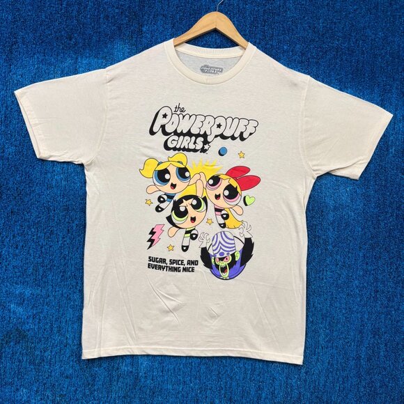 The Powerpuff Girls “Sugar, Spice, and Everything Nice” Graphic Cartoon T-Shirt - Picture 1 of 4